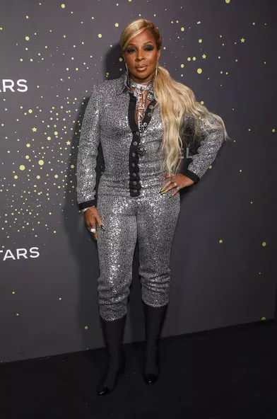 Mary J. Blige à la soirée «Chanel N°5 in the Stars»à New York le 5 novembre 2021