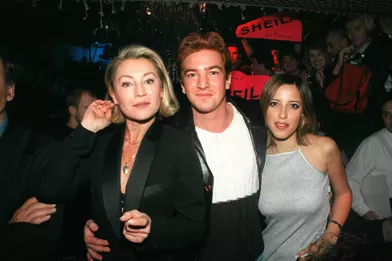Ludovic avec sa fiancée Rosa et Sheila, en 1998