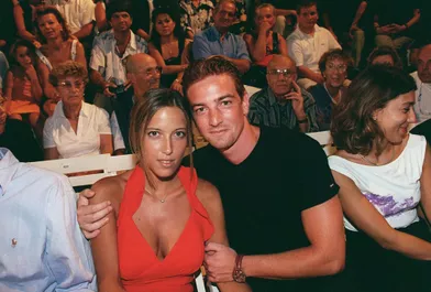 Ludovic avec sa fiancée, Rosa, en 1999
