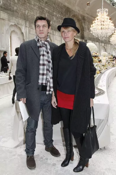Marc Lavoine et SarahPoniatowski en 2011.