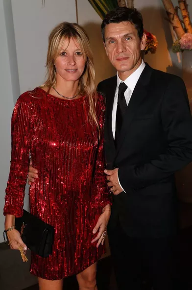 Marc Lavoine et SarahPoniatowski en 2014.