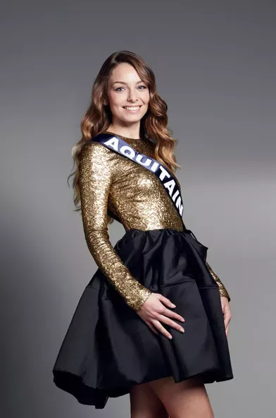 Miss Aquitaine,Axelle Bonnemaison a 19 ans et fait 1,76m.