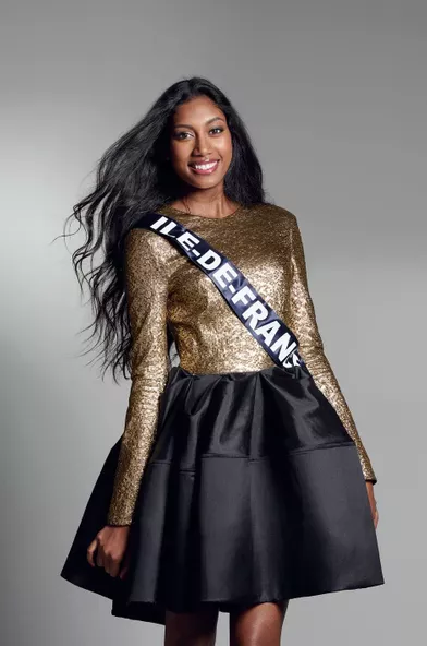 Miss Ile-de-France,Meggy Pyaneeandee fait 1,72m et a 22 ans.