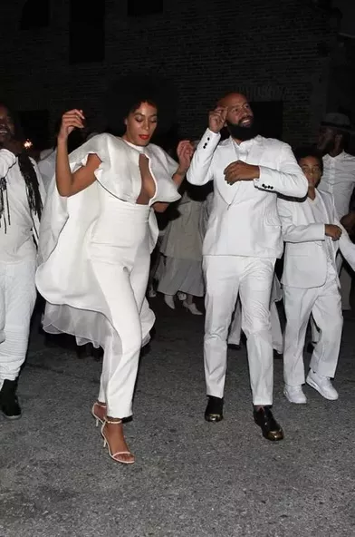 Beyoncé et Jay Z, radieux pour célébrer le mariage de Solange
