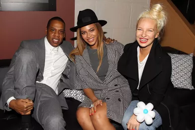 Beyoncé, Jay Z et Blue Ivy. Un cinéma en famille