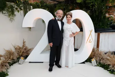 Jack Penrod et Lucia Penrodà la soirée des 20 ans de Nikki Beach à Cannes le 22 mai 2019