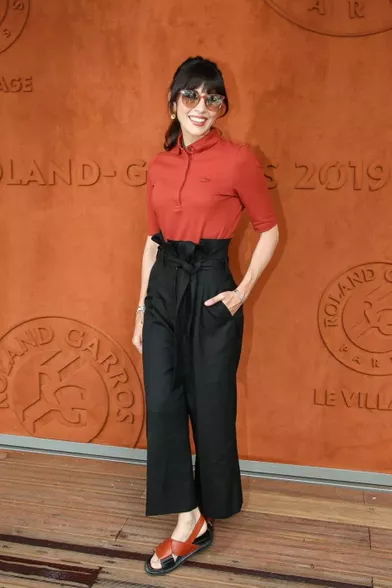 Nolwenn Leroy à Roland-Garros le 4 juin 2019