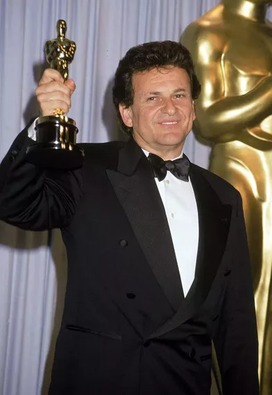 Joe Pesci (meilleur acteur dans un second rôle pour «Les Affranchis») aux Oscars en1991