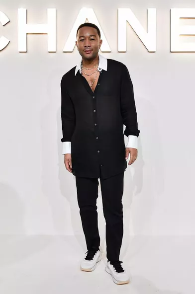 John Legend au défilé ChanelCroisière 2021/2022 à Dubaï le 2 novembre 2021