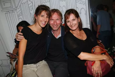 Cécilia Hornus,Thierry Ragueneau et Léa Francois lors de la fete d'anniversaire pour les 30 ans de Dounia Coesens au Montana a Paris, le 20 Septembre 2018