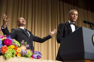 Barack Obama, humour et glamour