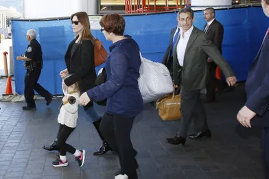 Nicolas Sarkozy et Carla Bruni, en vacances à Los Angeles