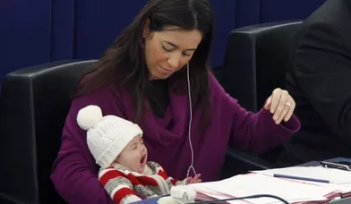 Vittoria, un bébé au Parlement