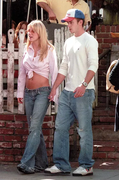 Britney Spears et Justin Timberlake à Los Angeles en octobre 2001