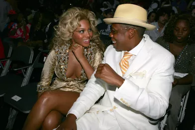 Jay-Z et Beyoncé aux MTV Video Music Awards en août 2004 à Miami