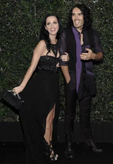 Katy Perry et Russell Brand à l'after-party des American Music Awards à Los Angeles en novembre 2010