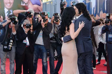 Katy Perry et Russell Brand à l'avant-première du film «Arthur, un amour de milliardaire» à Londres en avril 2011