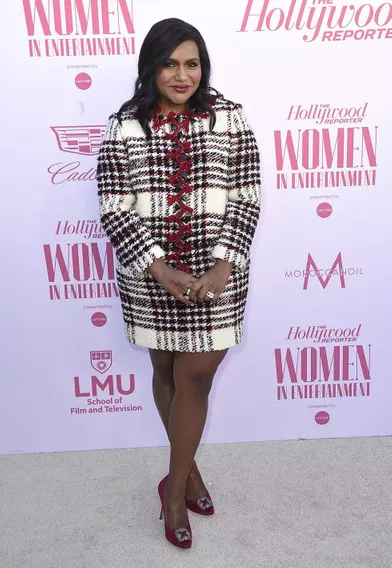 Mindy Kalingau gala «Hollywood Reporter's Women in Entertainment» à Los Angeles le 10 décembre 2019