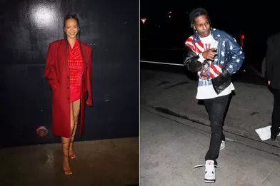 Rihanna et ASAP Rocky à Long Beach le 7 novembre 2021