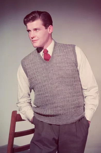 Roger Moore en 1955