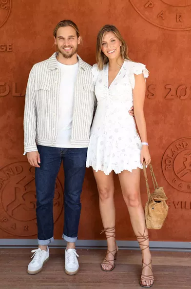 Théo Fleury et Camille Cerfà Roland-Garros le 13 juin 2021