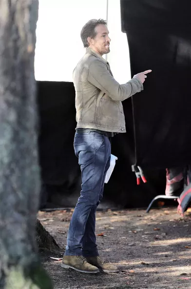Ryan Reynoldssur le tournage du film «The Adam Project» à Vancouver le 1er décembre 2020
