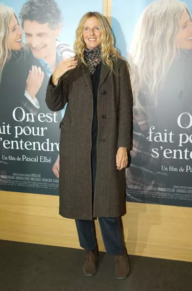 Sandrine Kiberlain à l'avant-première du film «On est fait pour s'entendre» au cinémaPathé Wepler à Paris le 15 novembre 2021