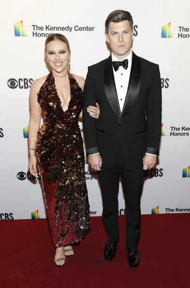 Scarlett Johansson et Colin Jost au gala duKennedy Center Honors à Washington le 5 décembre 2021