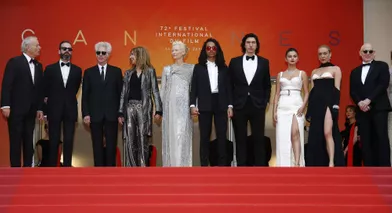 L'équipe du film «The Dead Don't Die» lors du 72e Festival de Cannes le 14 mai 2019