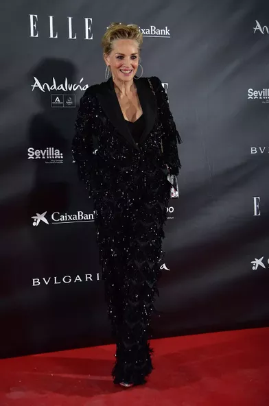 Sharon Stone aux Elle Style Awards à Séville le 28 octobre 2021