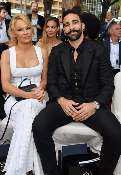 Pamela Anderson et Adil Rami à Monaco vendredi