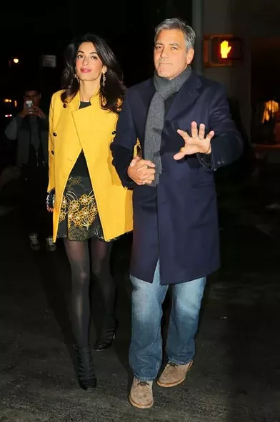 Amal et George Clooney réunis dans la Grosse Pomme