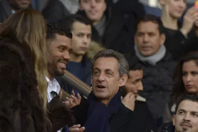 Ciara et Russell Wilson rejoignent Nicolas Sarkozy dans les tribunes