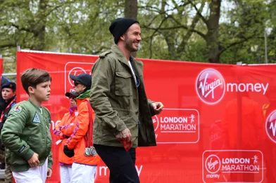 Le cadet du clan Beckham au marathon de Londres 