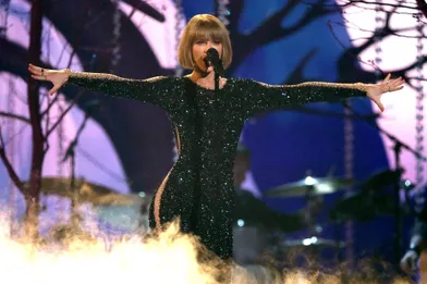 Taylor Swift à la cérémonie des Grammy Awards 2016.