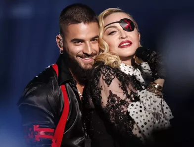 Maluma et Madonnaaux Billboard Music Awards le 1er mai 2019 à Las Vegas