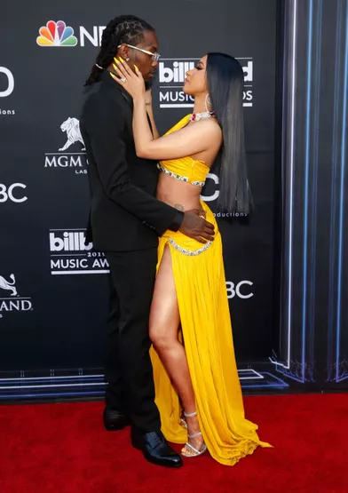 Offset et Cardi B aux Billboard Music Awards le 1er mai 2019 à Las Vegas