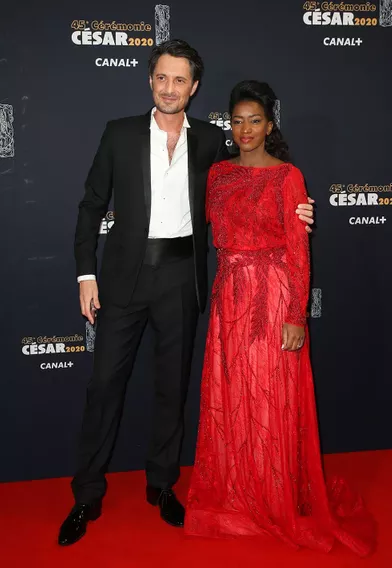 Vincent Cerutti et Hapsatou Syà la 45e cérémonie des César à Paris le 28 février 2019
