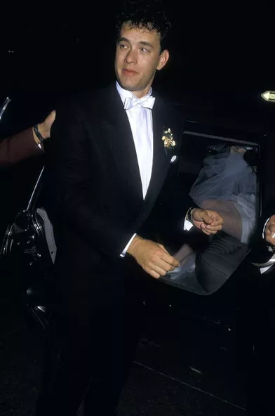 Tom Hanksle jour de son mariage à Los Angeles le 30 avril 1988