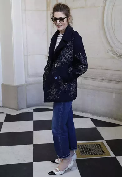 Chiara Mastroiannilors du défilé DiorHaute Couture printemps-été 2020, qui a eu lieu au Musée Rodin lundi 20 janvier 2020.