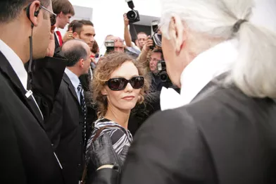 Vanessa Paradis et Karl Lagerfeld en 2006