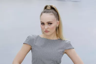 Lily-Rose Depp au défilé Chanel Haute Couture à Paris le 3 juillet 2018