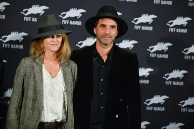 Vanessa Paradis et Samuel Benchetrit au Festival international du film francophone de Nemur, le 4 octobre 2017.