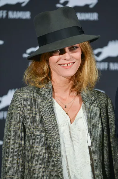 Vanessa Paradis au Festival international du film francophone de Nemur, le 4 octobre 2017.