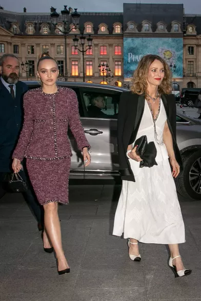 Vanessa Paradis et Lily-Rose Depp à Paris, le 2 mai 2019