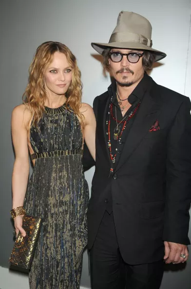Johnny Depp et Vanessa Paradis à Cannes.