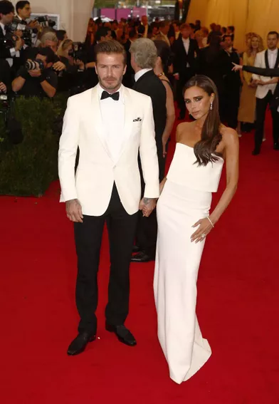 David et Victoria Beckham en 2014