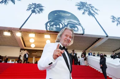 John Savage lors de la montée des marches du film «Benedetta » au Festival de Cannes, ce vendredi 9 juillet 2021.