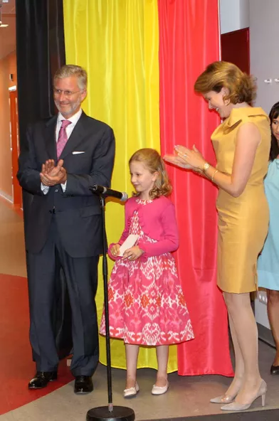 Premier discours de laprincesse Elisabeth de Belgique lors de l'inauguration d'un hôpital pour enfant à son nom à Gand, le 7 septembre 2011