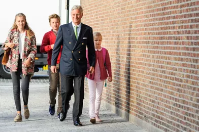 Dernière rentrée scolaire en Belgique pour la princesse Elisabeth, le 1er septembre 2017